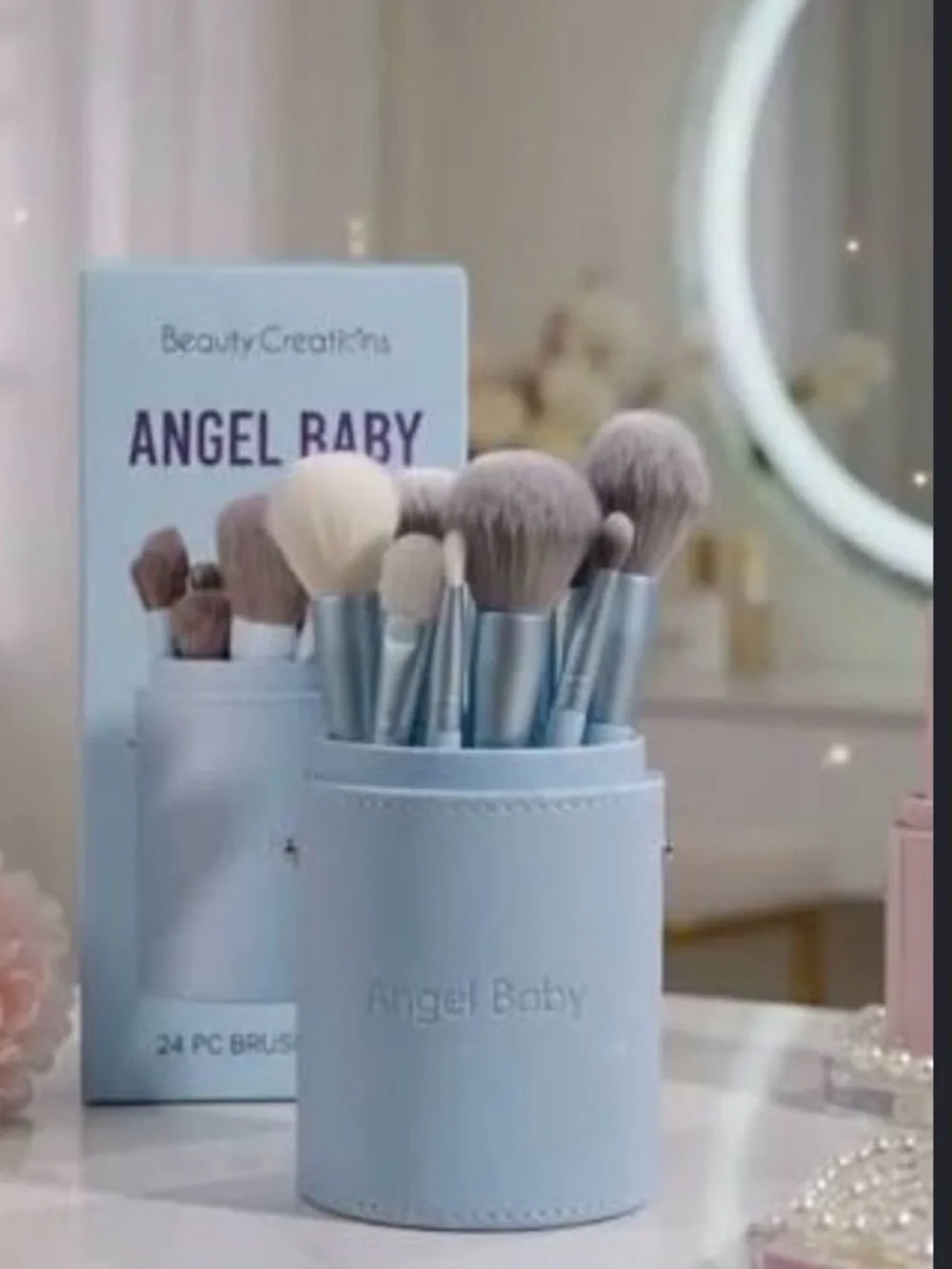 Beauty Creations Makeup Brush Set - Light Blue